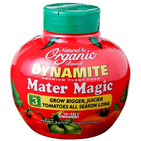 Giving your plants a nutrient boost with Mater magic fertilizer